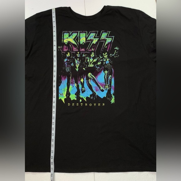 KISS Destroy Men's 3XL Band Graphic Tee Black - Picture 4 of 9